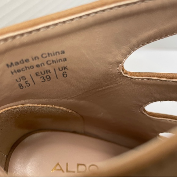 Aldo | Traylia | Tan | Lace-up Sandals | 8.5 - Picture 10 of 13